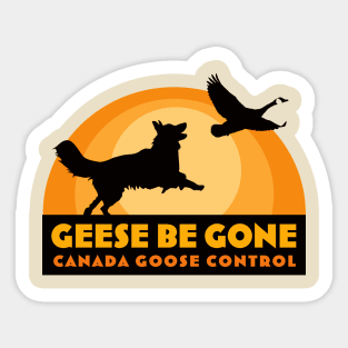 Geese Be Gone Logo Sticker